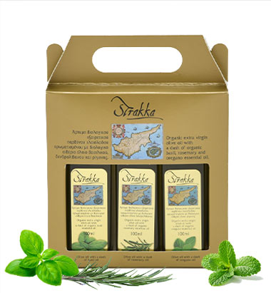 Strakka 2026 Infused Olive Oil 3x100ml Basil Rosemary Oregano