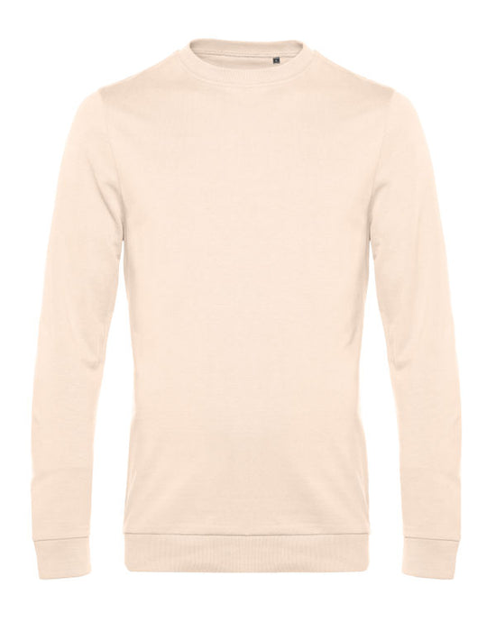 B&C Men's #Set In Sweatshirt - Pale Pink