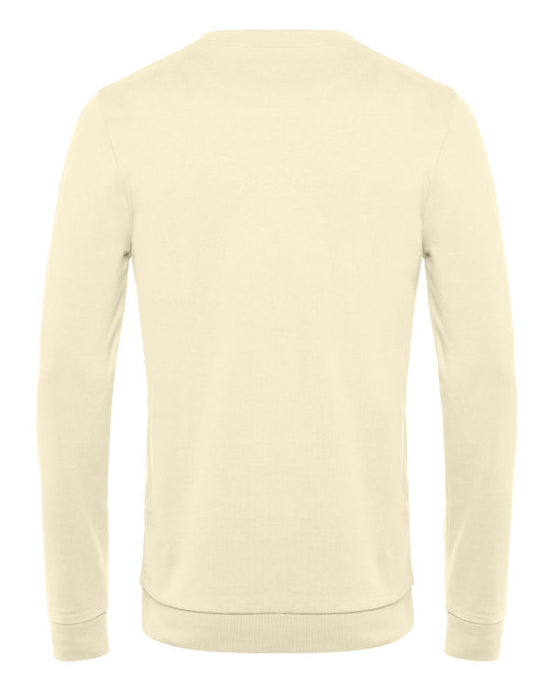 B&C Men's #Set In Sweatshirt - Pale Yellow