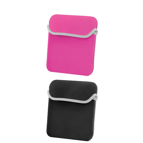 Reversible Tablet Protective Sleeve - Black / Pink
