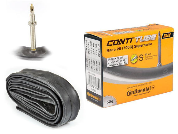 Continental Race 28 Supersonic Inner Tube 700x20/25 60mm Presta 50g