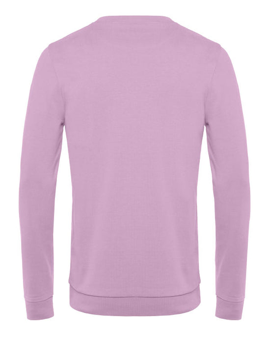 B&C Men's #Set In Sweatshirt - Candy Pink