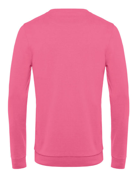 B&C Men's #Set In Sweatshirt - Pink Fizz