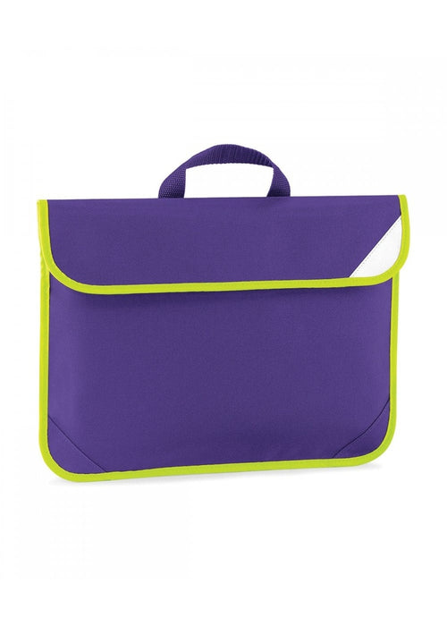 Quadra Enhanced-Viz Book Bag - Purple