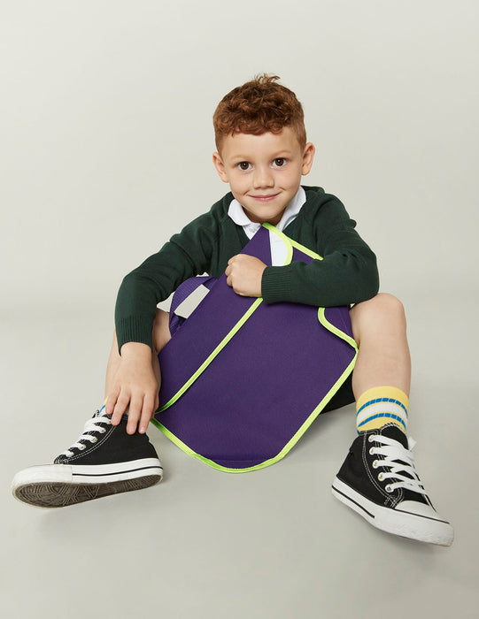 Quadra Enhanced-Viz Book Bag - Purple