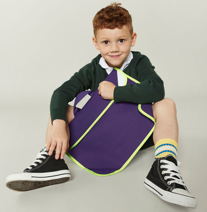 Quadra Enhanced-Viz Book Bag - Purple