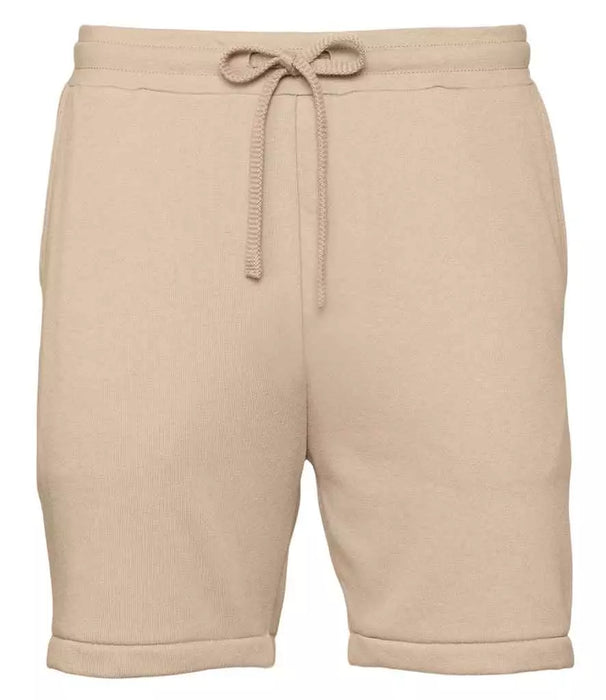 Unisex fleece sweatshorts - Tan