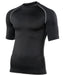 Rhino RH002 short sleeve base layer in Black