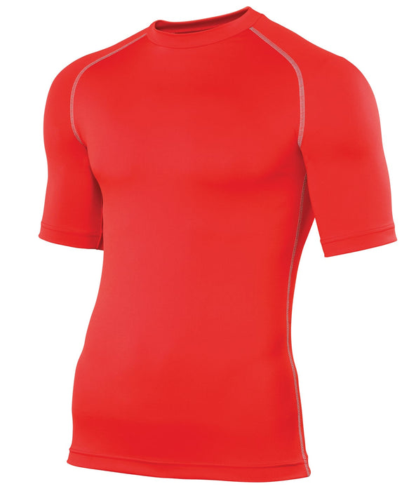 Rhino RH002 short sleeve base layer in Red