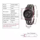 BOBO BIRD GP019-1A wristwatch Quartz Wooden Watch Gift Box
