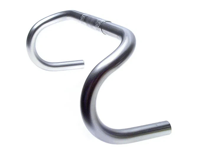 Nitto Mod 176 Heat Treated Drop Road Handlebars 26mm Clamp  Silver