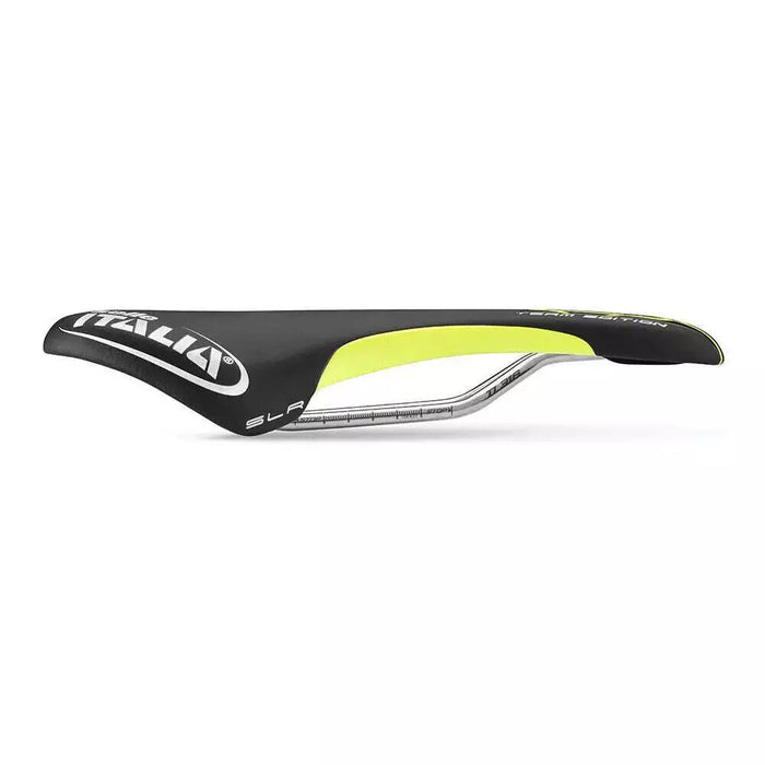 SELLE ITALIA SLR Flow Team Edition Saddle Black Yellow Ti316 Rails