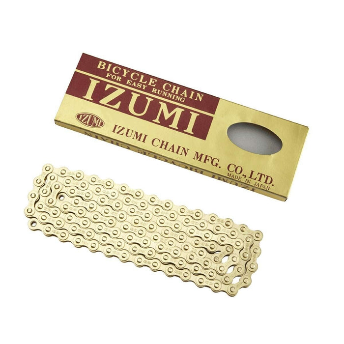 Izumi 410 Standard Track Chain Gold 1/2 x 1/8 116Links