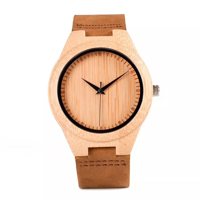 BOBO BIRD Bamboo Unique Quartz Wooden Watch GA009-AB