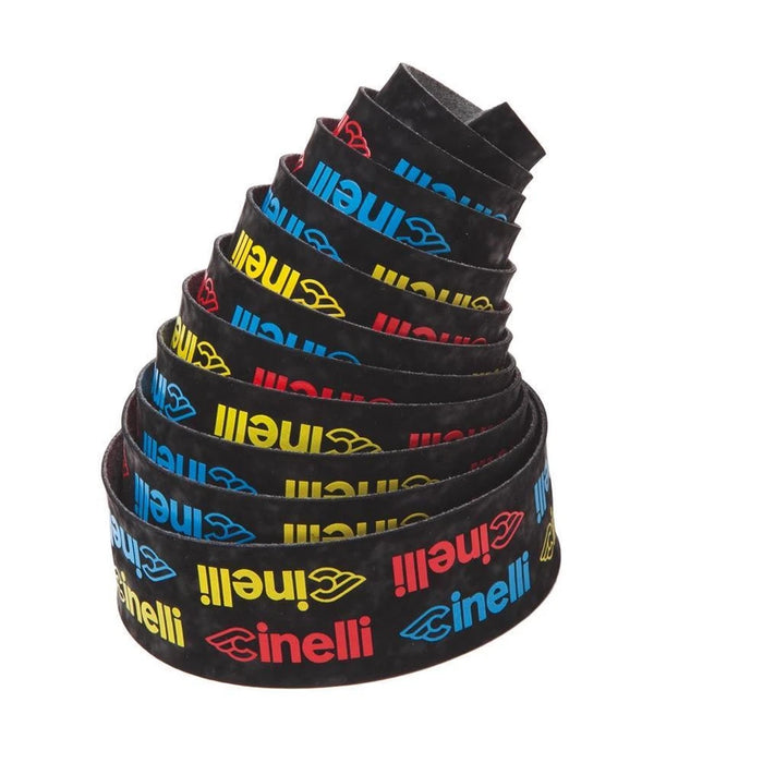 Cinelli Velvet Logo Handlebar Tape, Multicolor