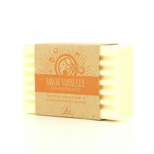 Savon de Marseille Dishwashing Soap - Savon Vaisselle - White Vinegar & Citrus 120g