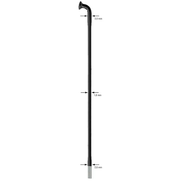 Sapim Force Black Spokes 14G J-Bend