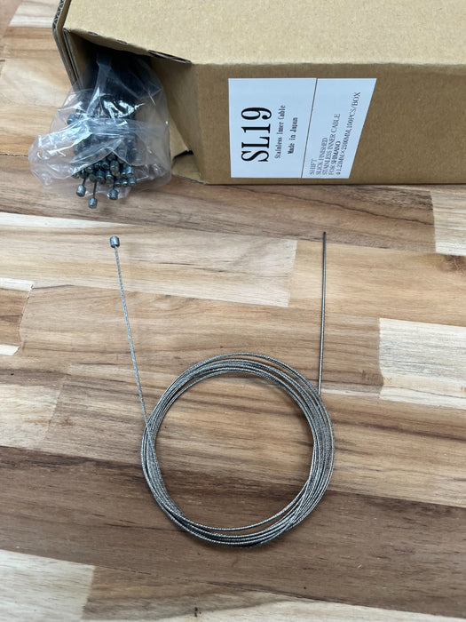 NISSEN Slick Finished Stainless Inner Shifter Wire (SHIMANO compatible) 2,100mm