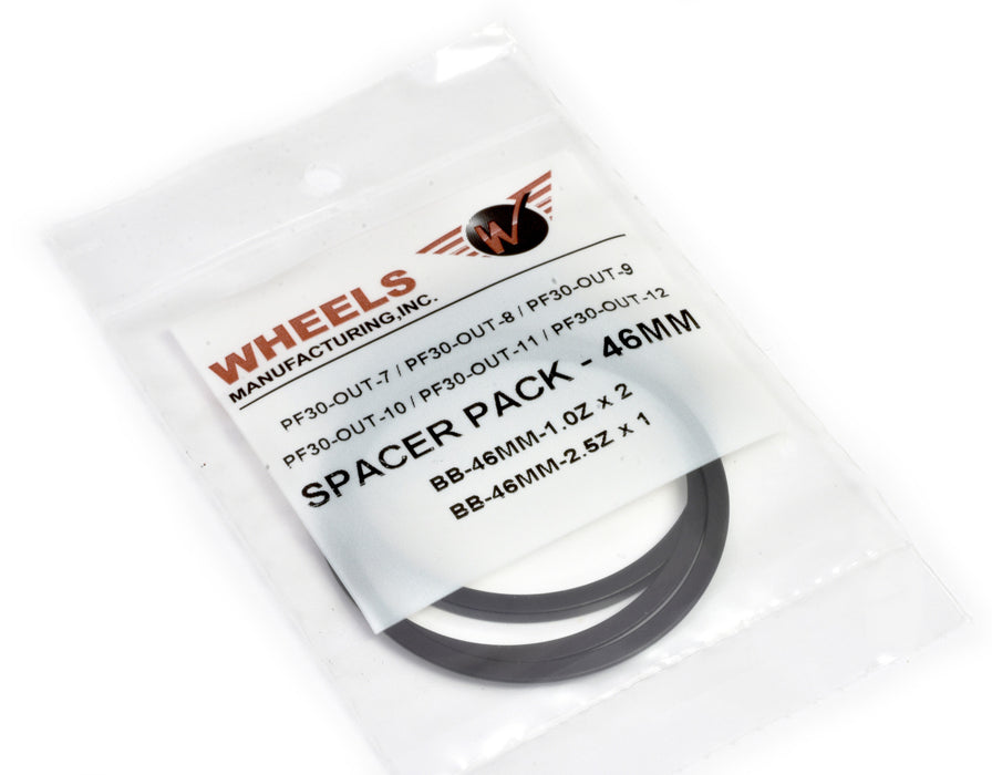 Wheels Manufacturing PF30 Outboard ABEC-3 BB for 24/22mm Cranks (SRAM) - Black