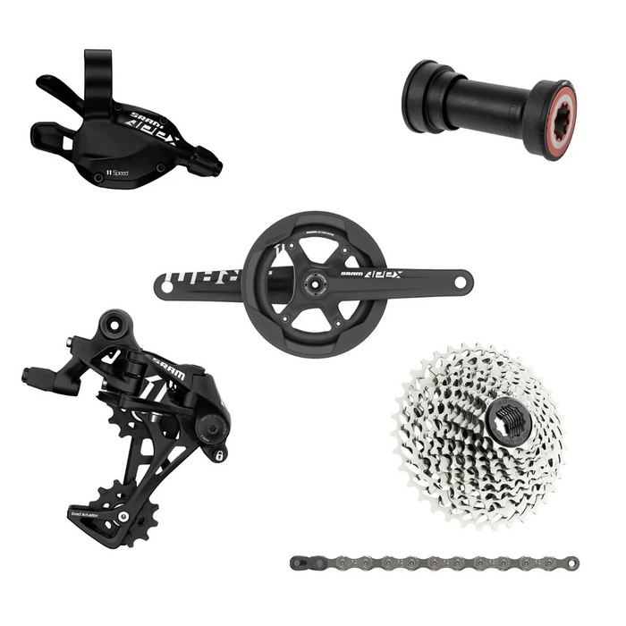 Sram Apex 1 1x11s Flat Bar Groupset 172.5mm