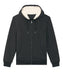 Stanley/Stella SX222 Hygger sherpa zip-through sweatshirt in Dark Heather Grey
