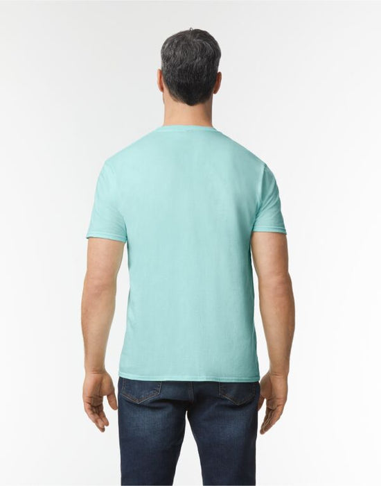 Gildan 100% cotton Softstyle Adult T-Shirt - Teal Ice FINAL CLEARANCE