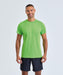 TriDri TR011 men's panelled tech tee in Lightning Green