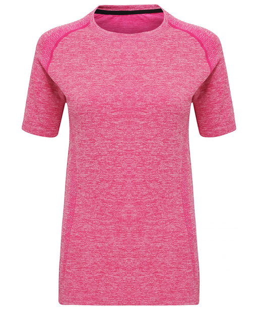 TriDri TR204 women's seamless 3D fit multi-sport short sleeve top in Pink