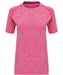 TriDri TR204 women's seamless 3D fit multi-sport short sleeve top in Pink