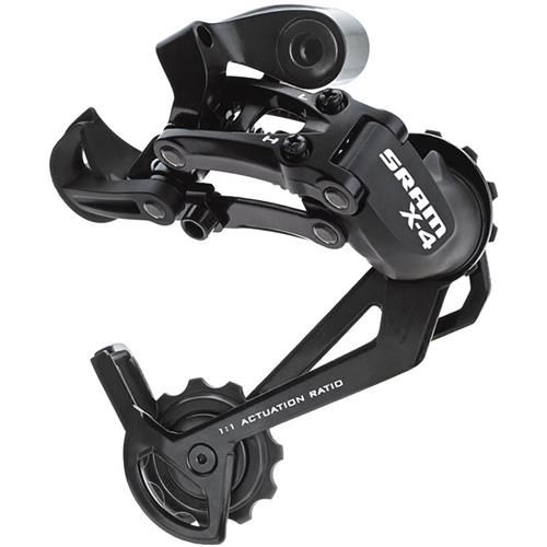 SRAM X4 Rear Derailleur Black - 7/8/9 Speed - Long Cage