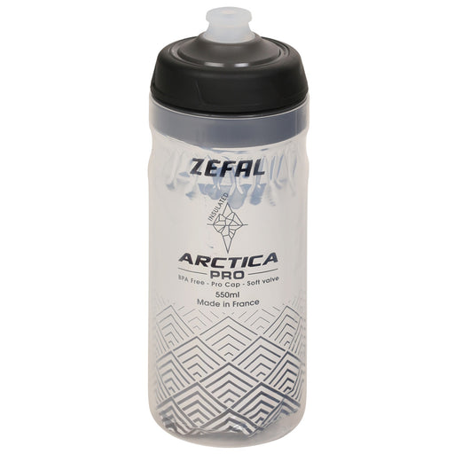 Zefal Arctica Pro 55 insulated 550ml bottle in Silver/Black