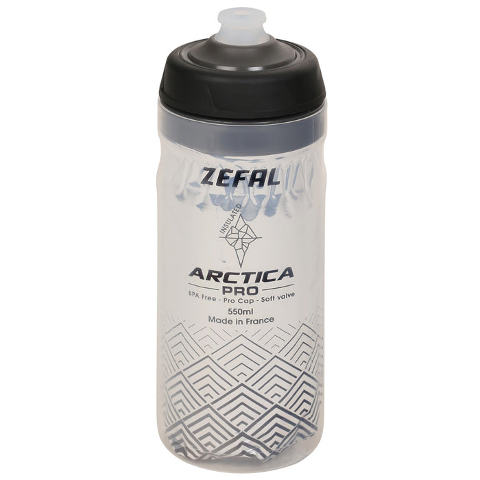 Zefal Arctica Pro 55 insulated 550ml bottle in Silver/Black