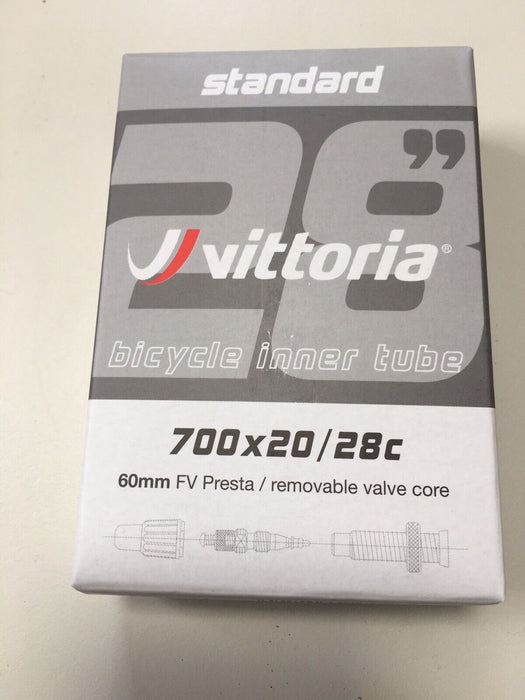 Vittoria Inner Tube 700x20/28c 60mm Presta Valve