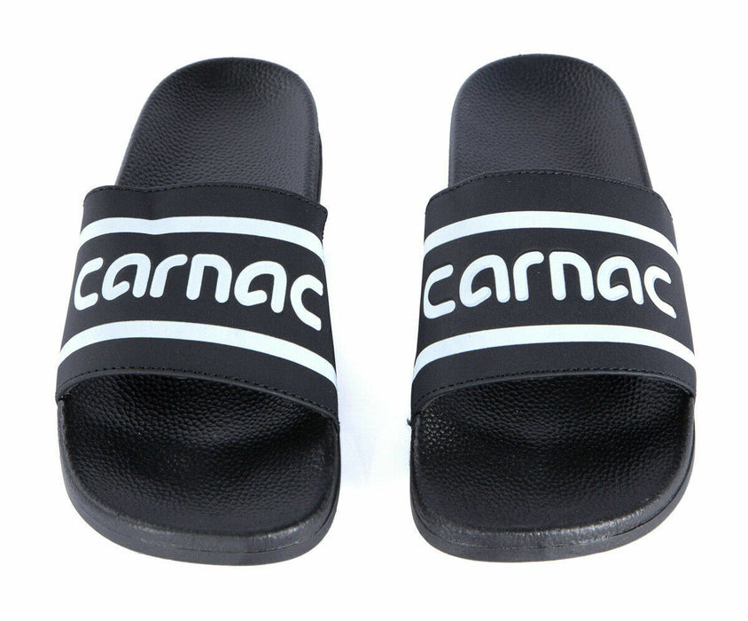 Black Carnac Comfort Slides flip-flops sandals Size 44