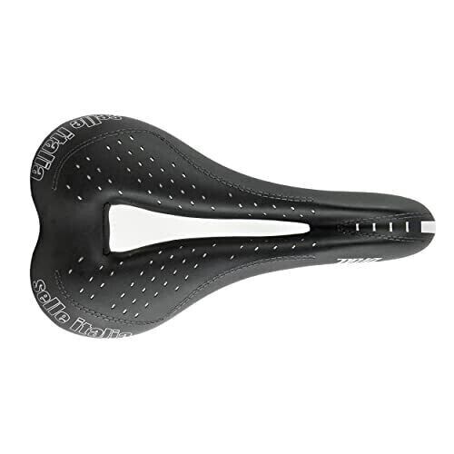 Selle Italia Diva Flow Black Women's Saddle Manganese Rail 270x150mm