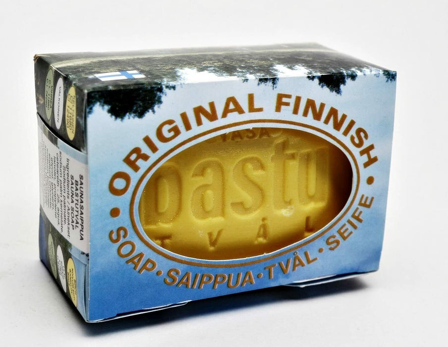 Vaasan Original Finnish Sauna Soap w/Rope - Yellow Birch