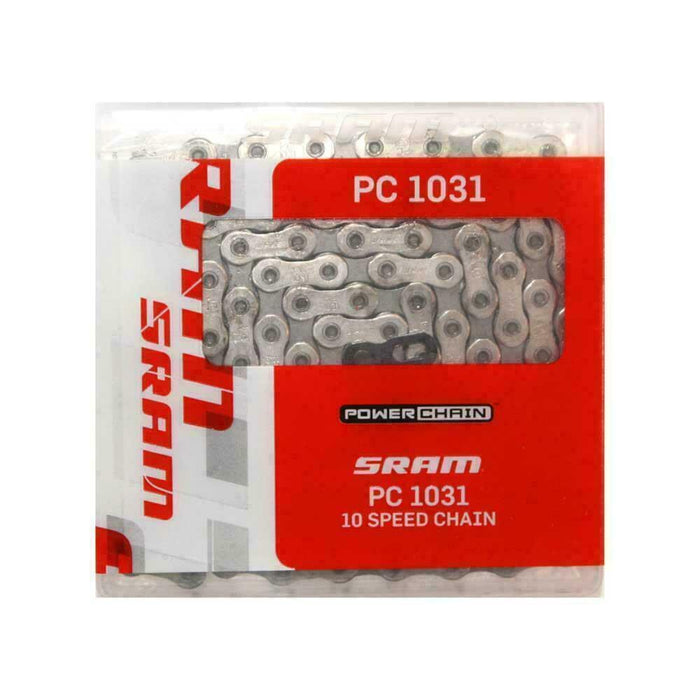 SRAM PC1031 10 Speed Power Chain Silver/Grey 1/2 x 11/11 14 Links With Powerlock