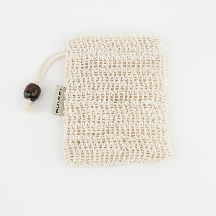 Sisal Soap Scrub Pouch Accessories Wild Roots 