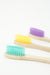 Bamboo Toothbrush Colour Set X3 Toothbrushes Wild Roots 