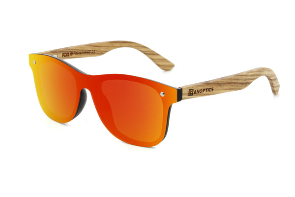 Banoptics Mono Blues - Red Mirror Lens